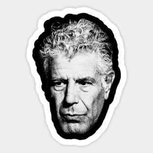 Portrait Anthony Bourdain Sticker